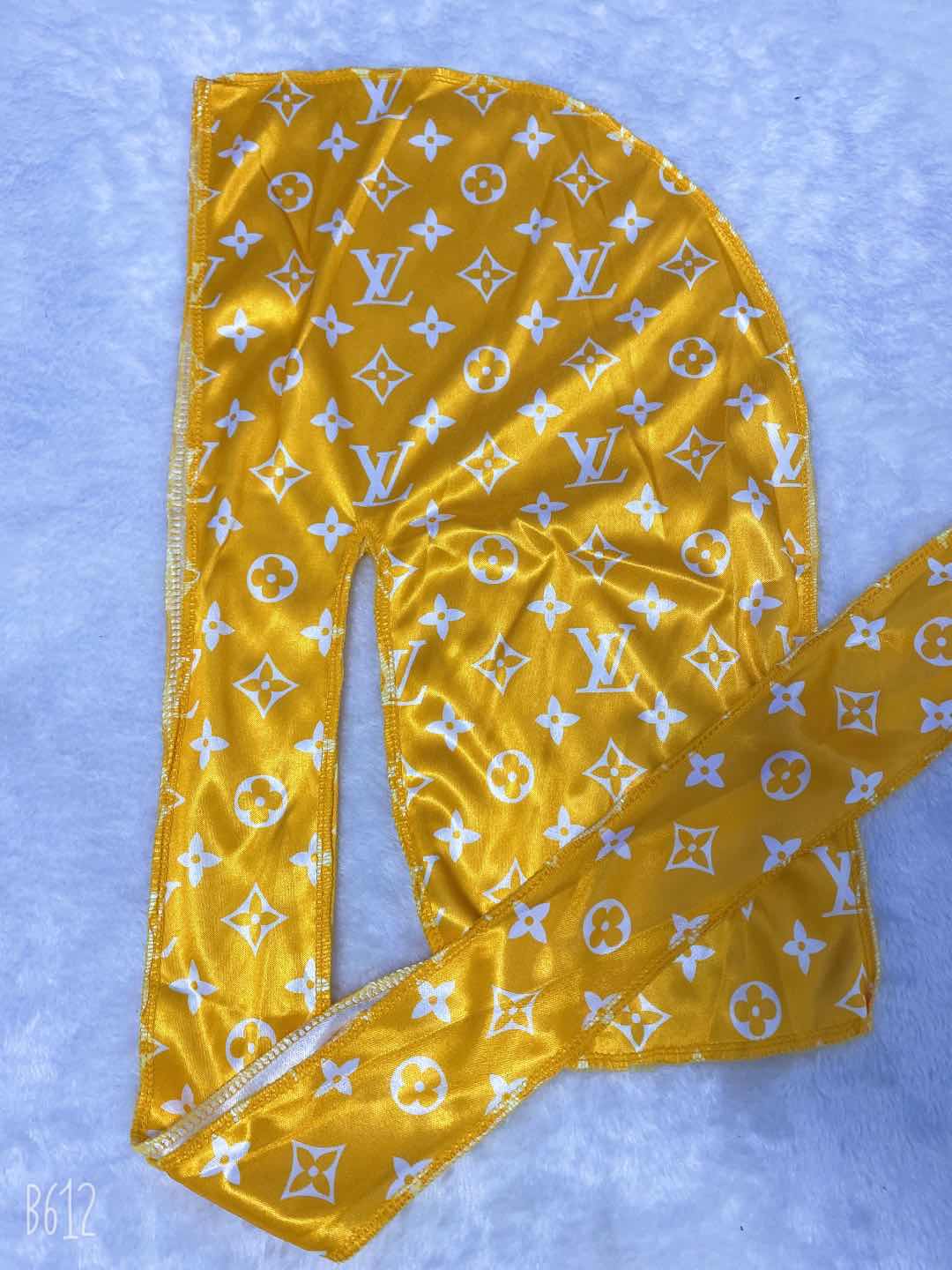 Yellow LV Designer Inspired Durag