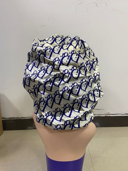 Navy D Designer Inspired Bonnet