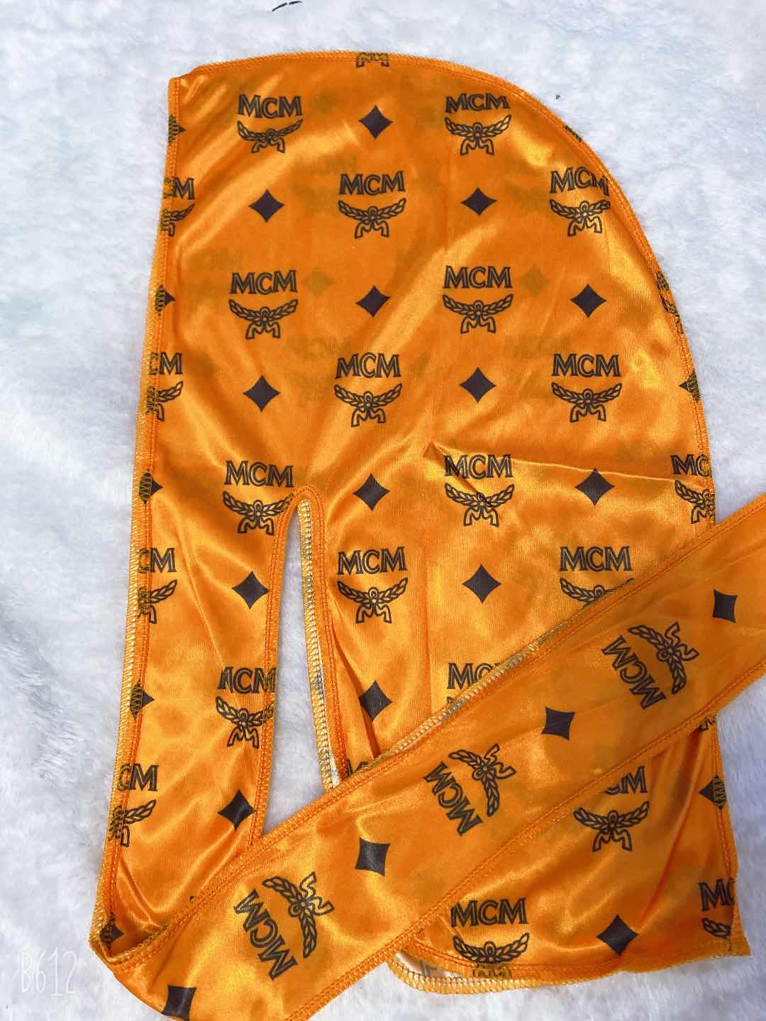 Orange Designer Inspired Durag