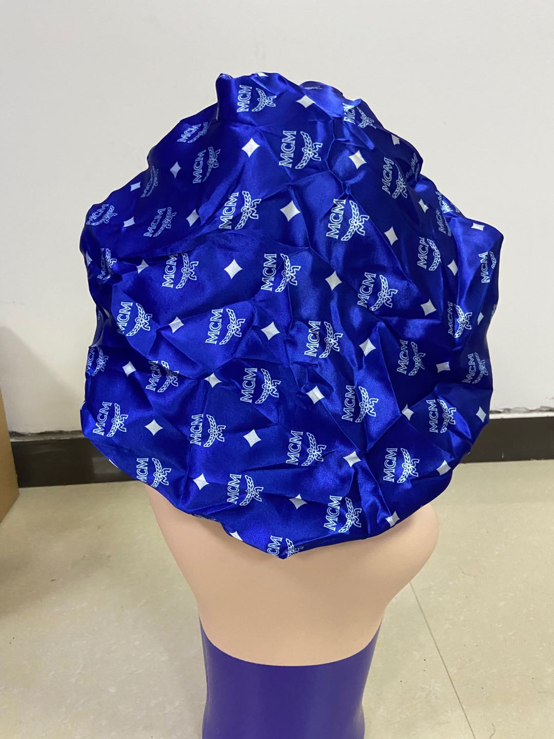 Navy Blue Designer Inspired Bonnet