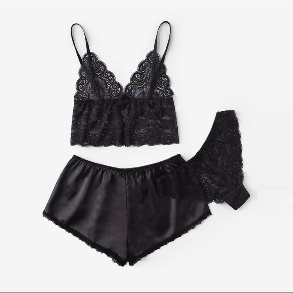 3 Piece Lingerie Set