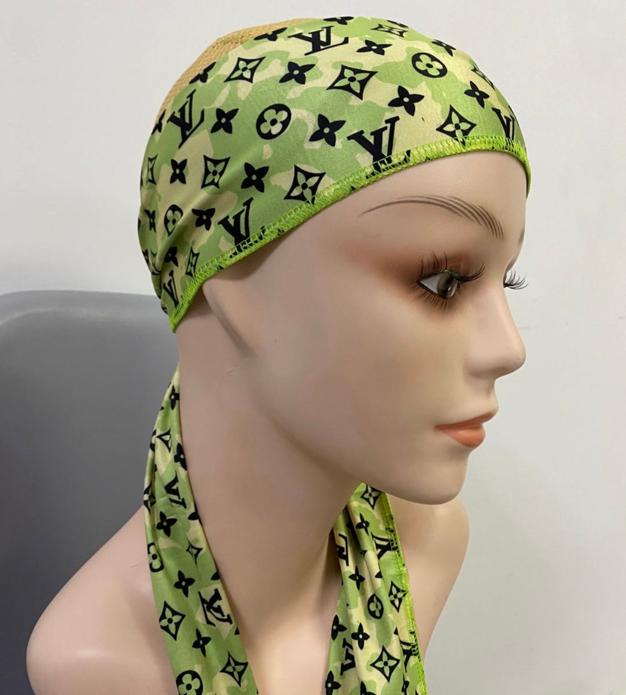 Green Camo Headscarf