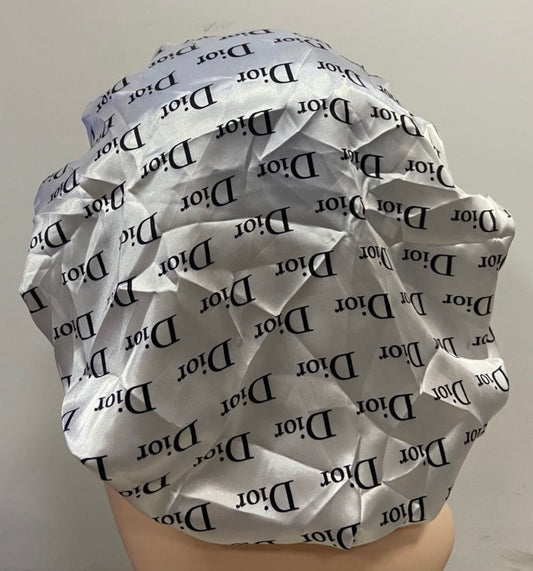 White Designer Inspired Bonnet