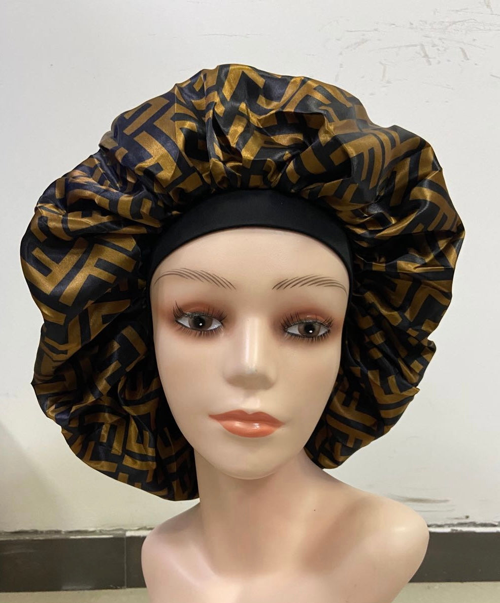 Brown Designer Bonnet