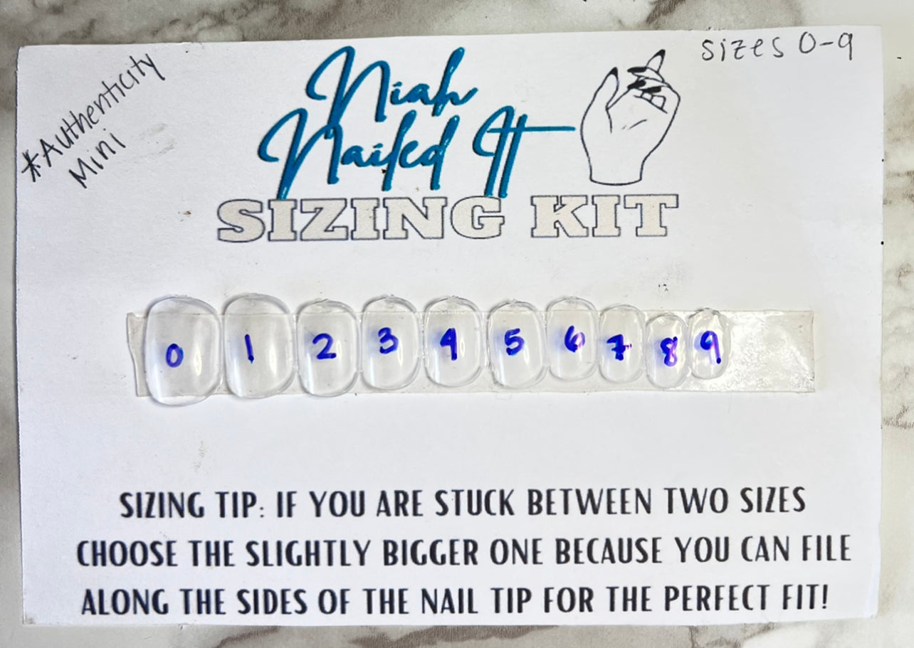 Nail Sizing kit - Authenticity Mini