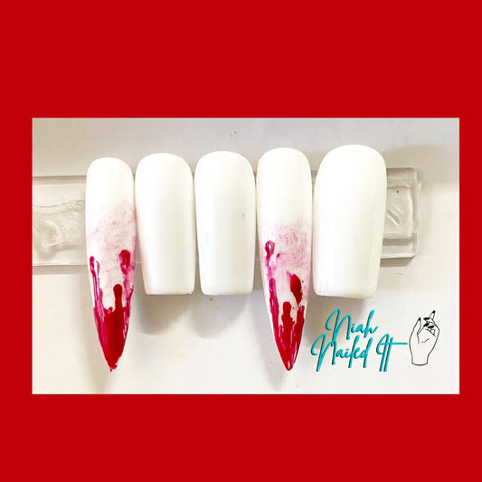 "Bloody Fangs" - Press On Nails