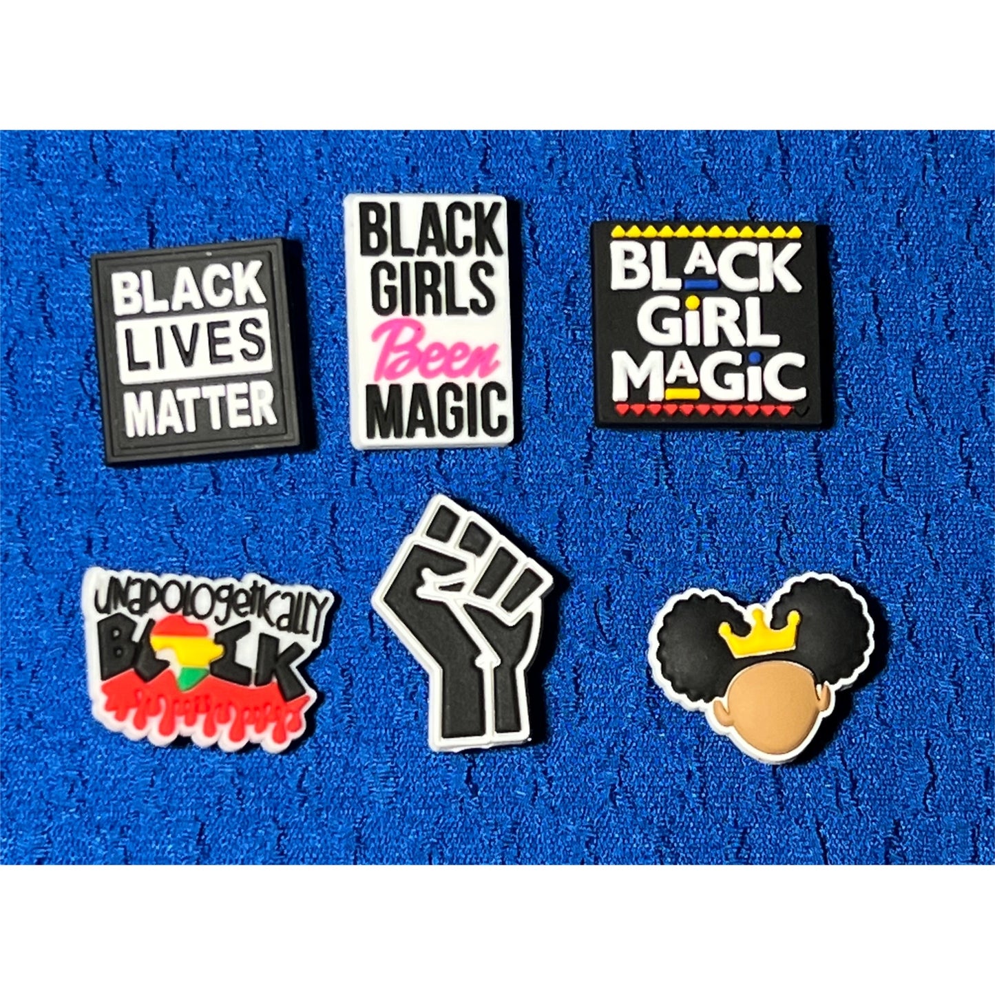 Black Pride Croc Charms