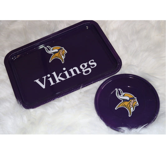 Vikings Tray & Ash Tray Bundle